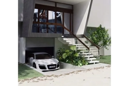 Kiến trúc sư chỉ cách bố trí garage ô tô trong nhà