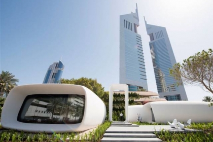 Dubai: Văn phòng in 3D đầu tiên trên thế giới, xây trong 17 ngày, giá bằng một nửa nhà thường