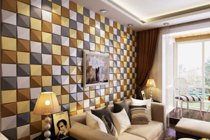 Cách chọn mua gạch ốp tường phòng khách