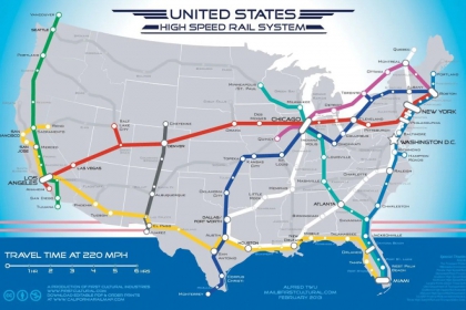 Giấc mơ đường sắt cao tốc xa tầm với người Mỹ