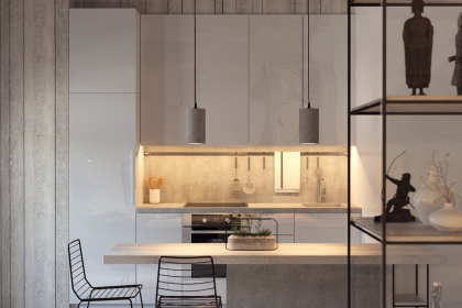 Hai căn hộ với diện tích chưa đến 40m² có thiết kế đẹp "hút hồn"