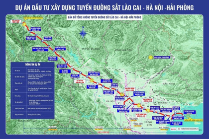 Đường sắt hơn 200.000 tỷ đồng, dài 390km đi qua 6 tỉnh thành, áp dụng công nghệ chưa từng có ở Việt Nam chính thức khởi công