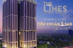 MỞ BÁN CĂN HỘ CAO CẤP THE LINES GẦN ECOPARK, VINHOMES OCEAN PARK, VAY 70%, HTLS 24 THÁNG