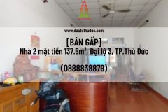 Đầu tư Thủ Đức – [BÁN GẤP] NHÀ MẶT TIỀN 88m², đường 5, quận 9