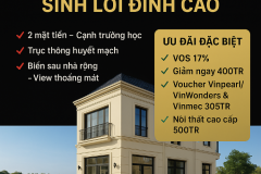 Bán Shop Góc 2 mặt tiền vị trí vàng, sinh lời đỉnh cao